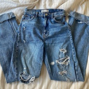 zara ZW the 90s full length jean